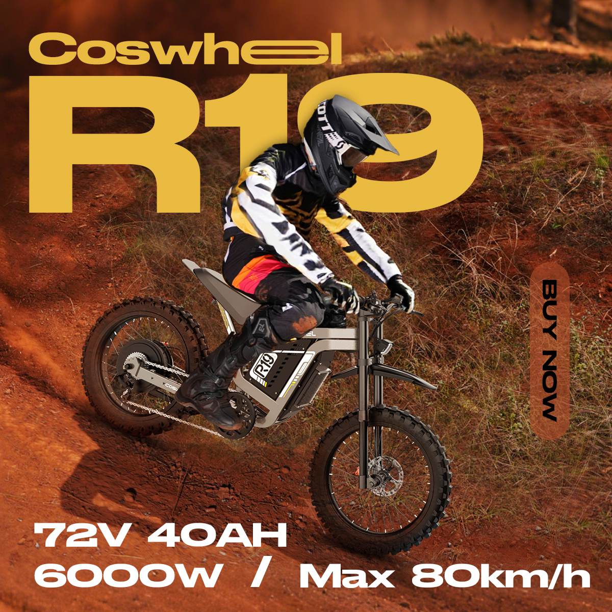 Coswheel R19 Electric Dirt Bike🎄🦌