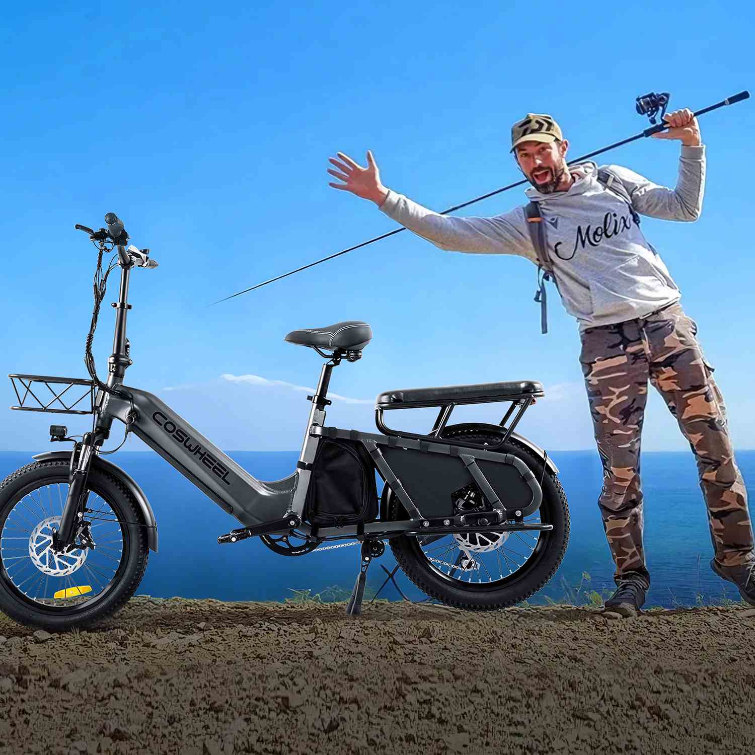 Coswheel HQ20 Electric Cargo Bike🎅🎄🦌🛷